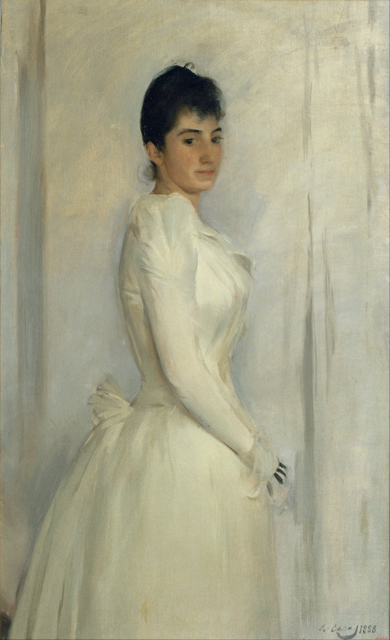 Montserrat Carbó arcképe alkotó: Ramon Casas i Carbo