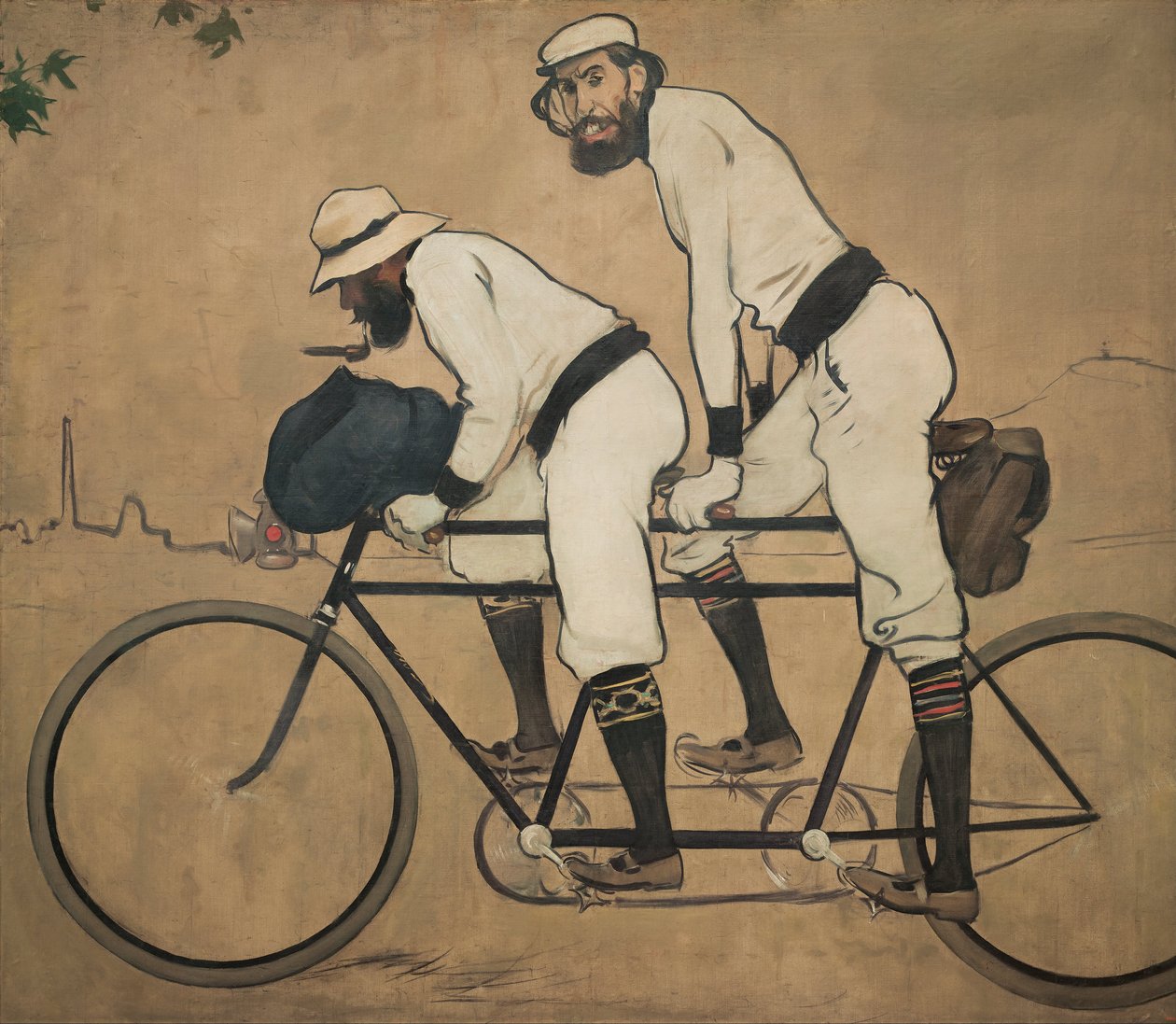 Ramon Casas és Pere Romeu egy tandemen alkotó: Ramon Casas i Carbo