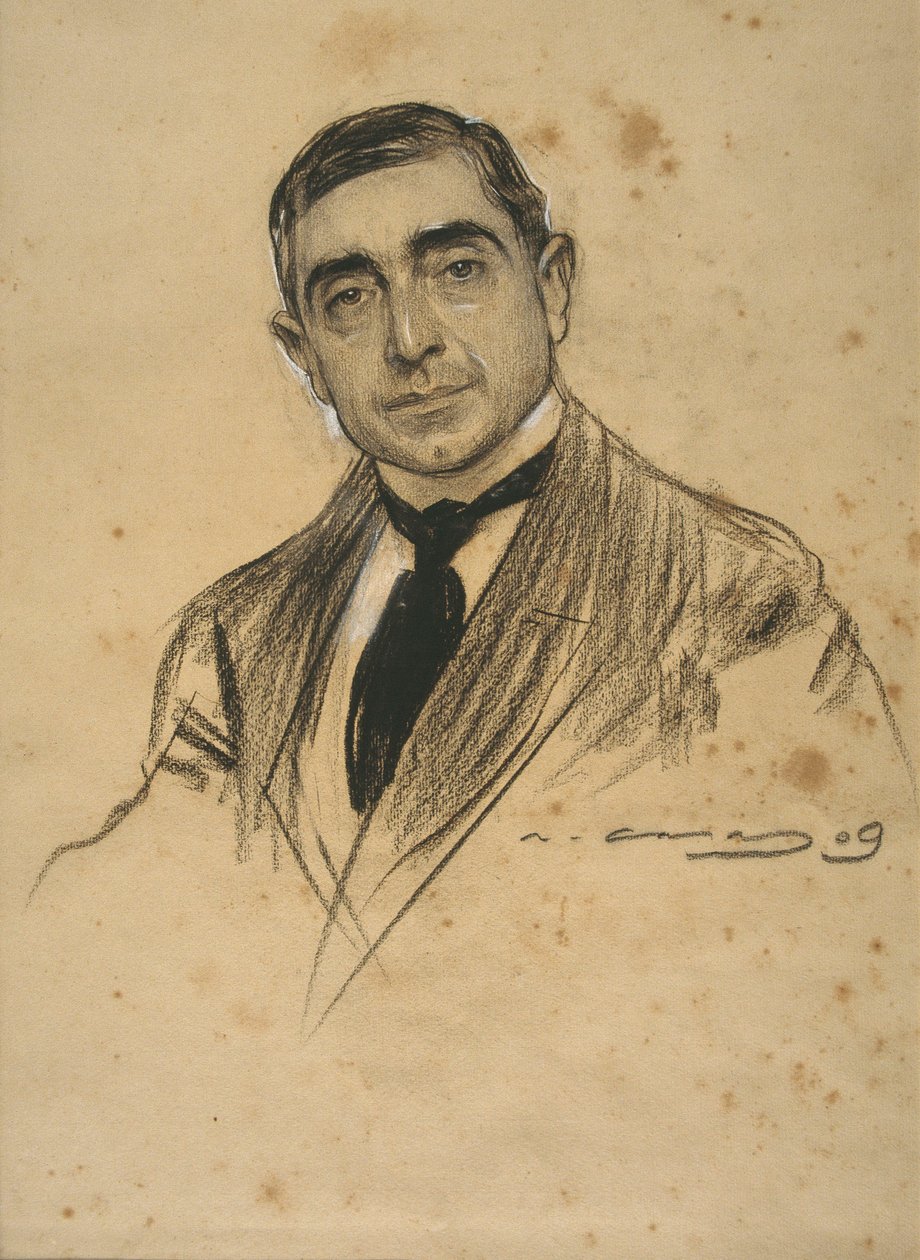 Ramon Casas arcképe alkotó: Ramon Casas i Carbo