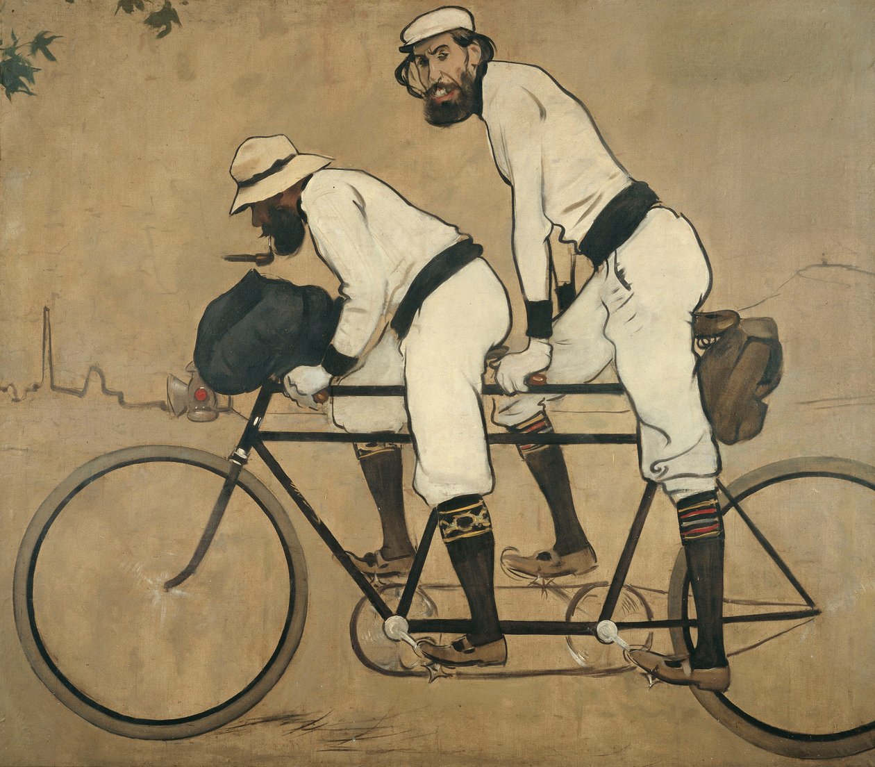 Ramon Casas és Pere Romeu egy tandemen alkotó: Ramon Casas i Carbo