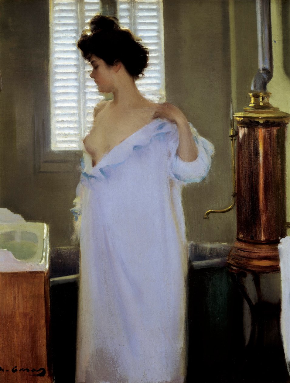 A fürdő előtt alkotó: Ramon Casas i Carbo