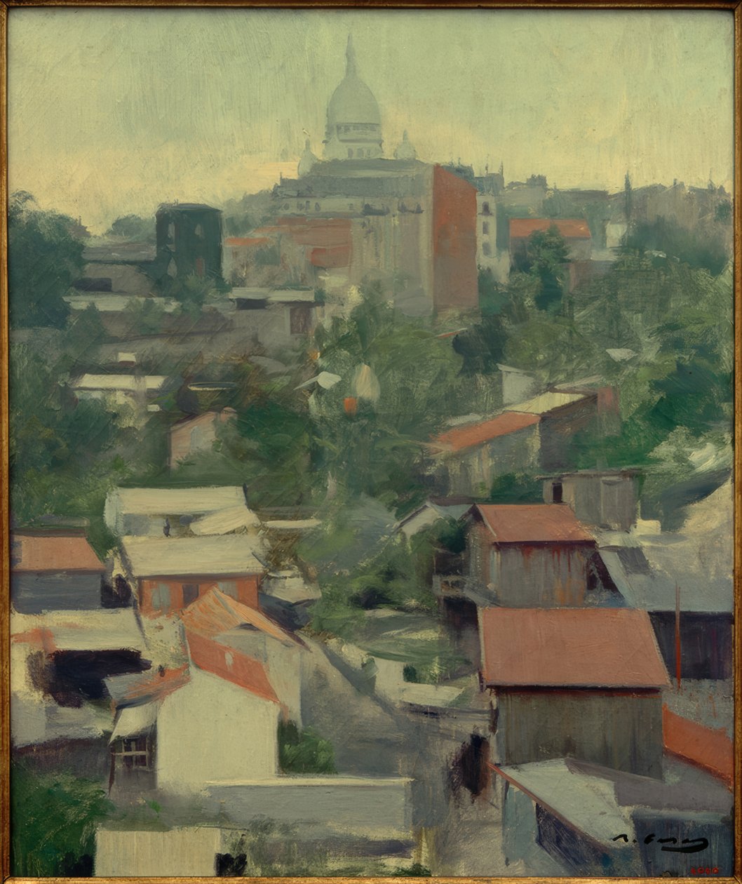A Sacré-Coeur, Montmartre alkotó: Ramon Casas i Carbo