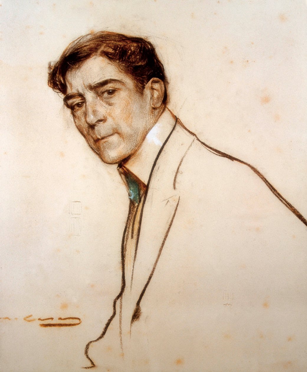 Alexandre de Riquer portréja (1856-1920) alkotó: Ramon Casas i Carbo