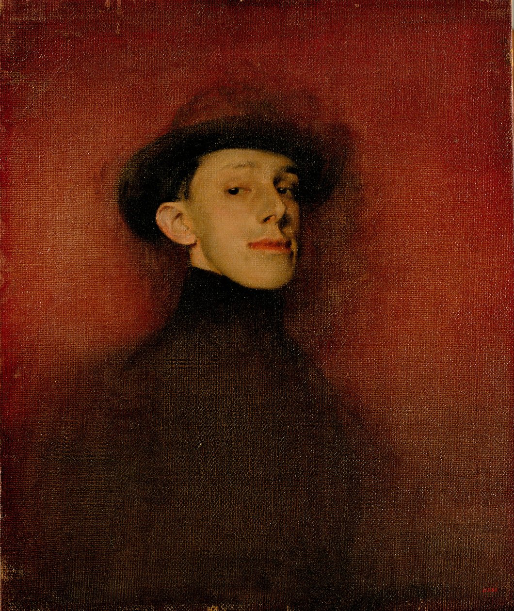 XIII. Alfonz spanyol király portréja Tanulmány alkotó: Ramon Casas i Carbo