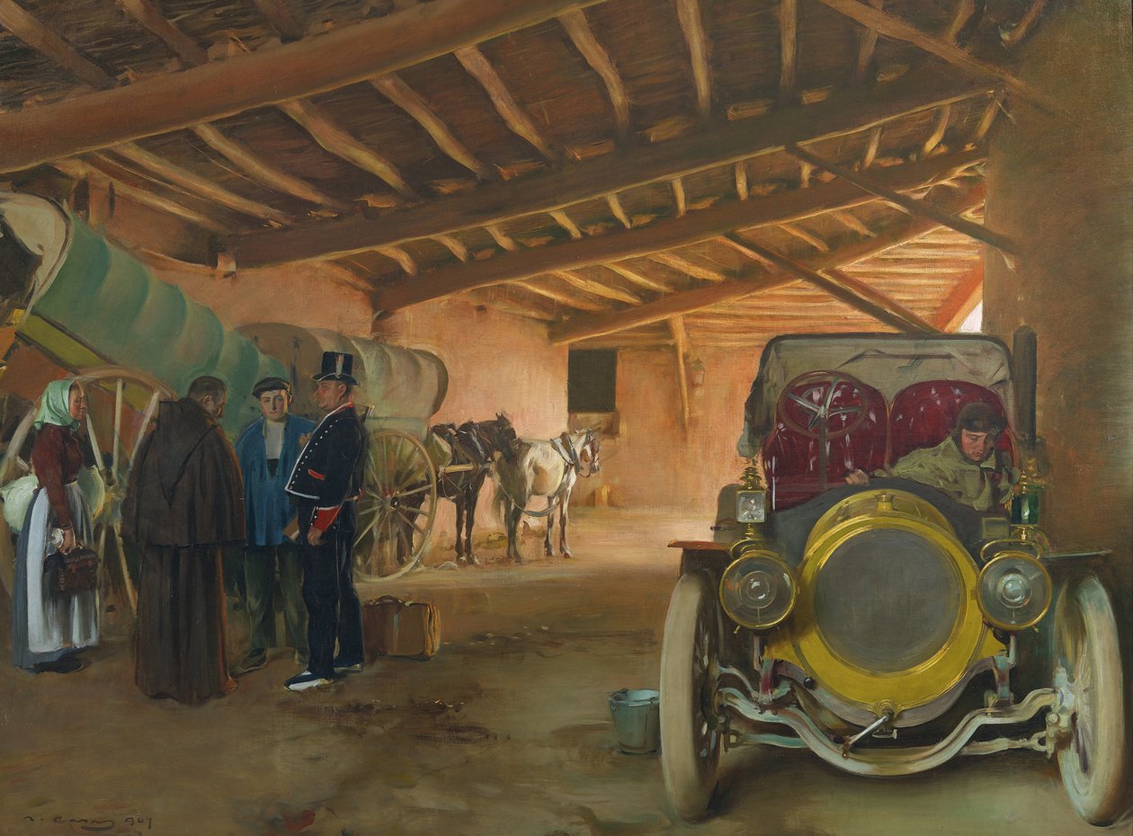 The Coach House, 1907 alkotó: Ramon Casas i Carbo