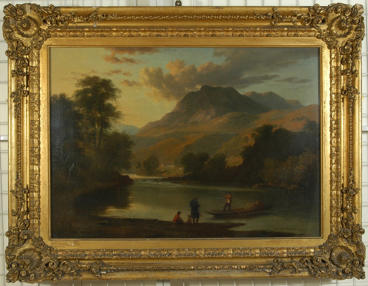 Loughrigg és a Brathay folyó, 1807 körül alkotó: Ramsay Richard Reinagle