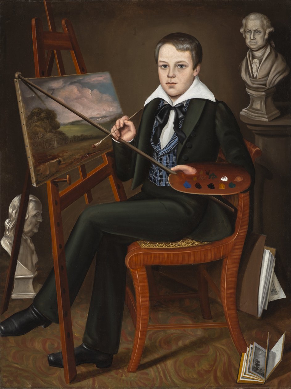 A fiatal művész, 1838-39 körül alkotó: Randall attr. to Palmer