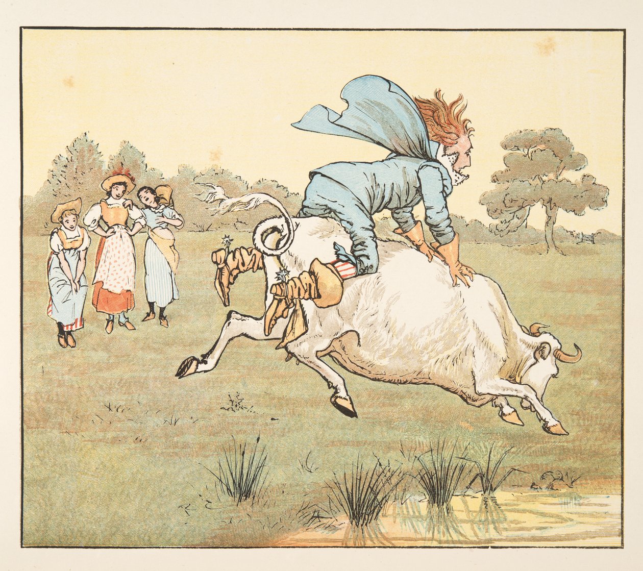 – Senki sem kérdezte, uram! – mondta a The Hey Diddle Diddle Picture Book-ból, 1882-ben alkotó: Randolph Caldecott