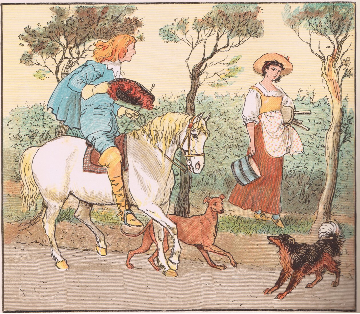 Hová mész, szép szobalányom alkotó: Randolph Caldecott