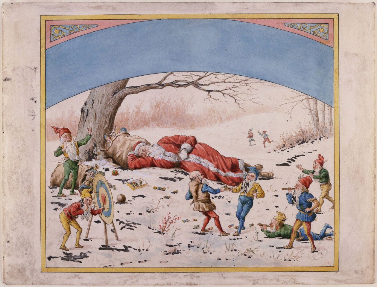 Szent Miklós és manói alkotó: Randolph Caldecott