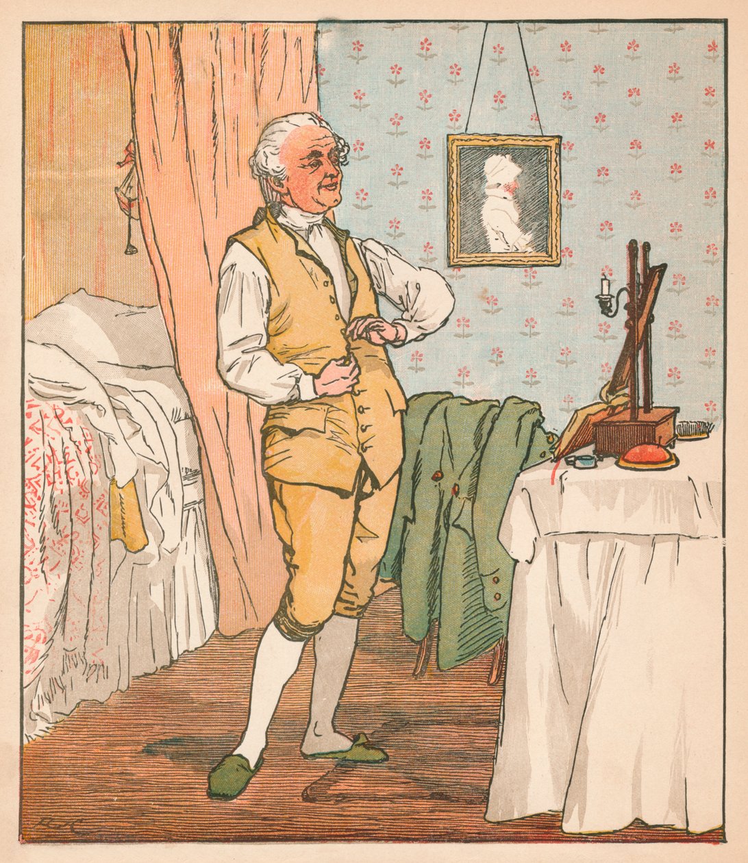 Az islingtoni öltözködés jó embere, 1879. alkotó: Randolph Caldecott