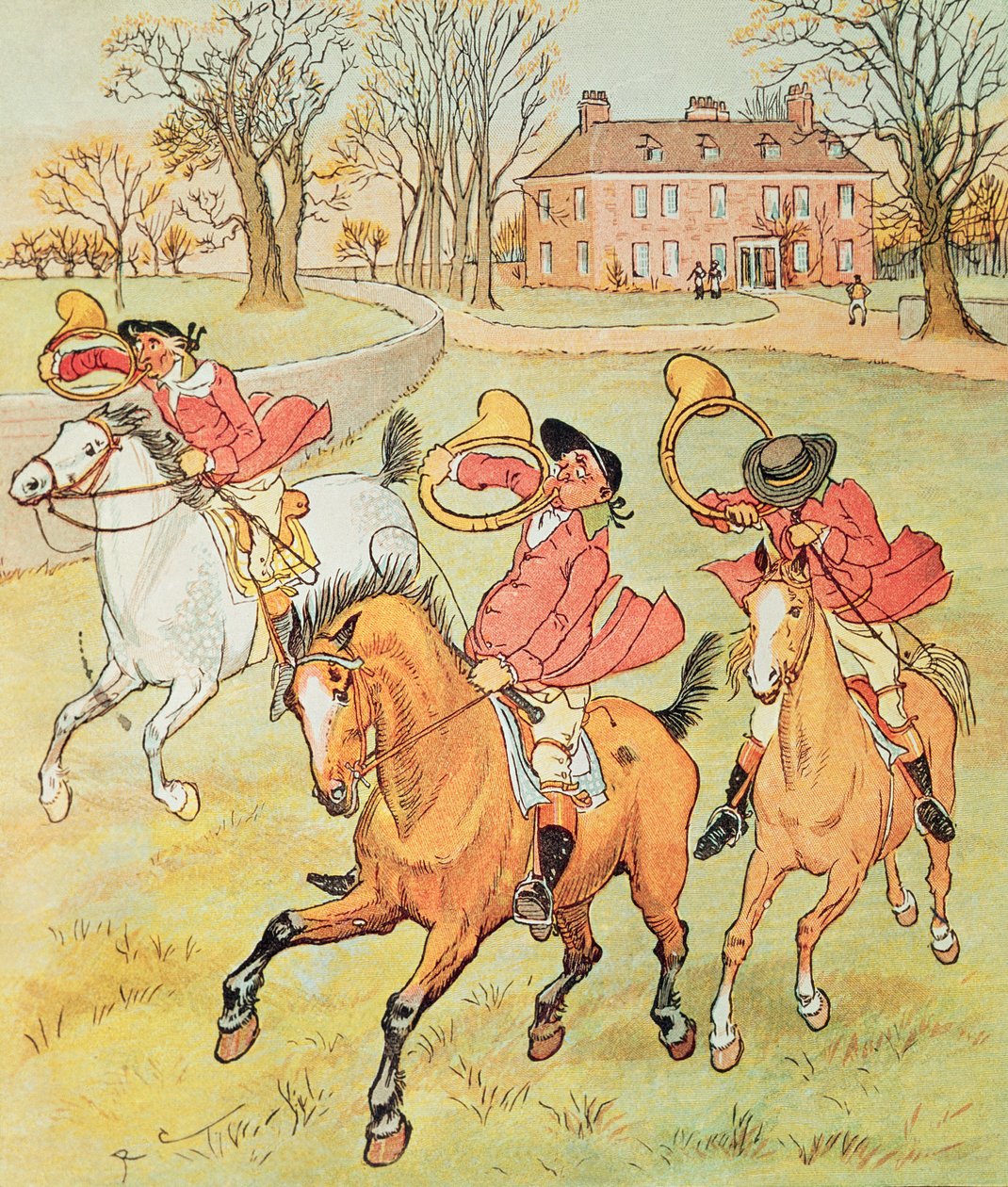 Három jókedvű vadász alkotó: Randolph Caldecott