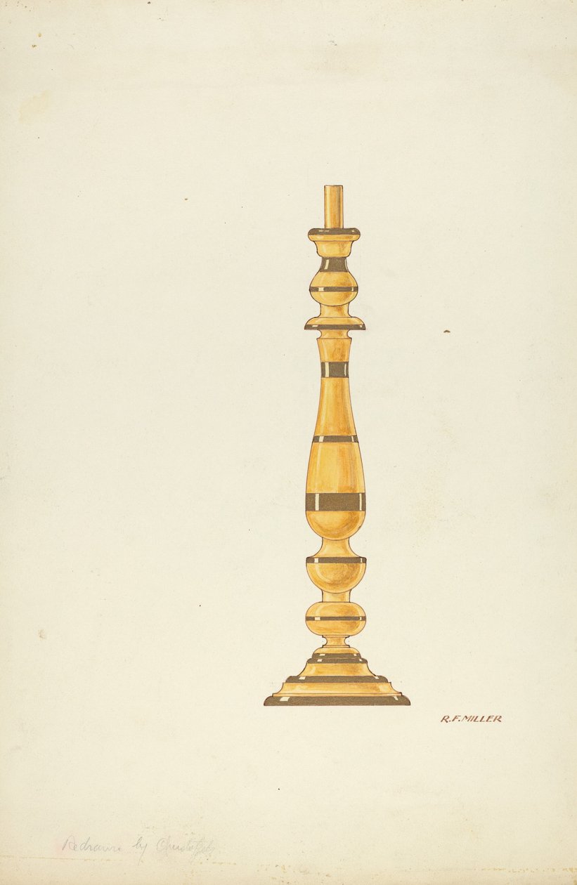 Gyertyatartó alkotó: Randolph F. Miller and Cornelius Christoffels