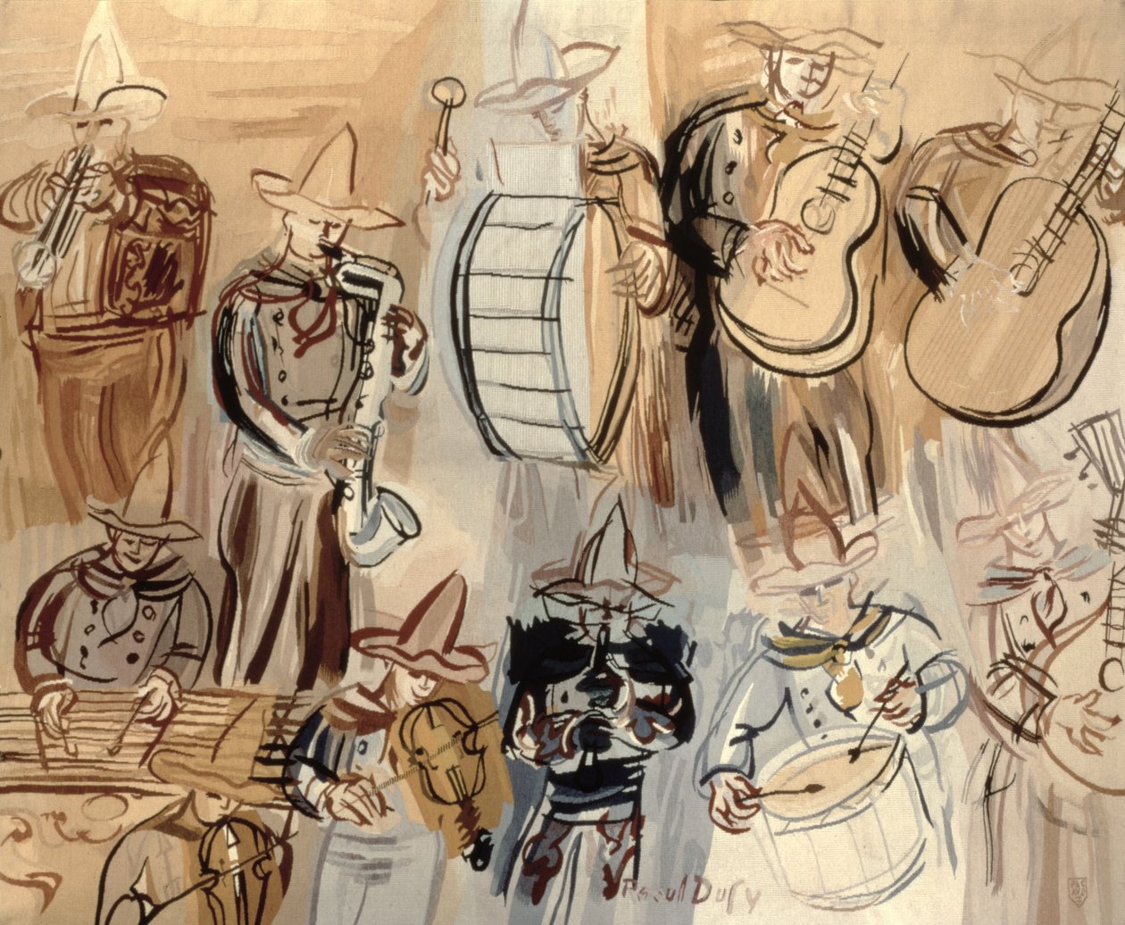 Mexikói zenekar, Raymond Picaud Stúdió, Aubusson alkotó: Raoul (after) Dufy