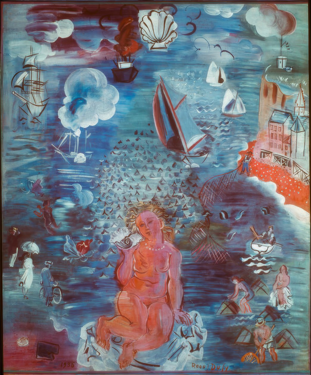 Amphitrité alkotó: Raoul Dufy