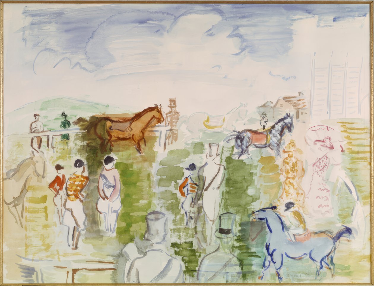 A Paddockban alkotó: Raoul Dufy