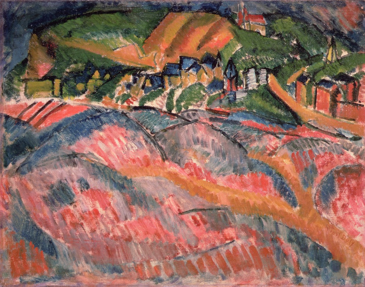 Sainte Adresse strandja alkotó: Raoul Dufy