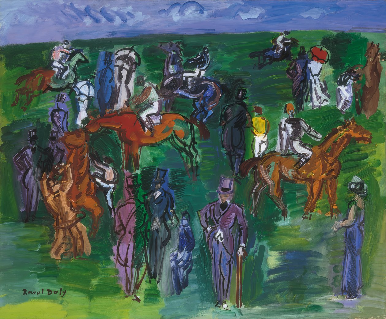 A versenyeken alkotó: Raoul Dufy