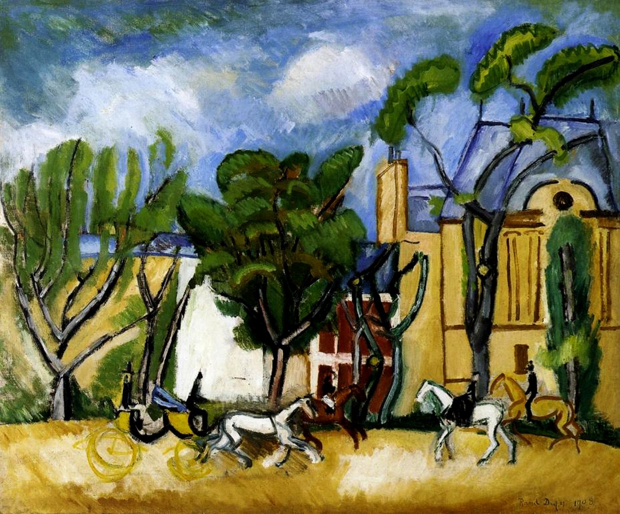 Bois de Boulogne alkotó: Raoul Dufy