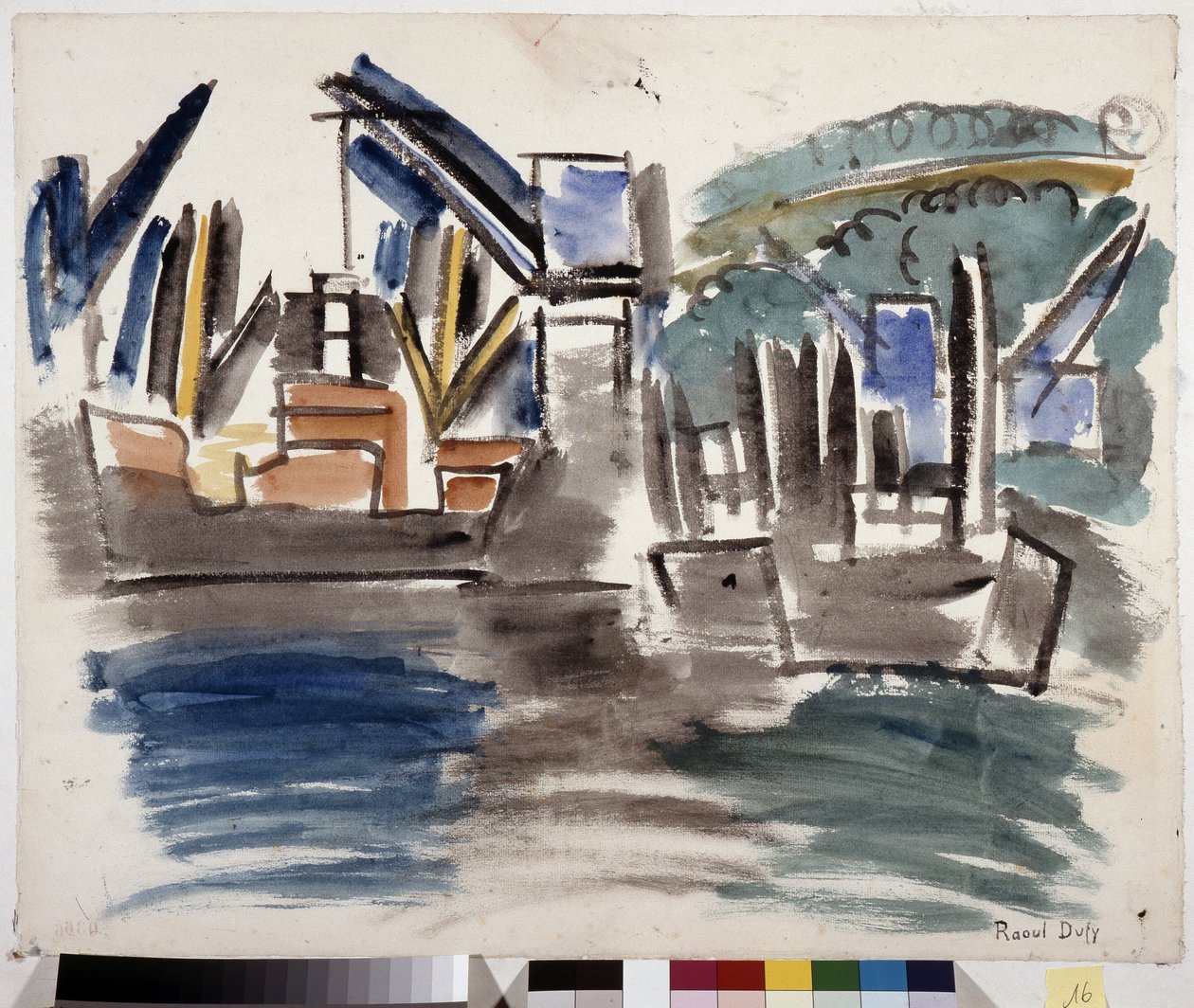 Pozíciók alkotó: Raoul Dufy