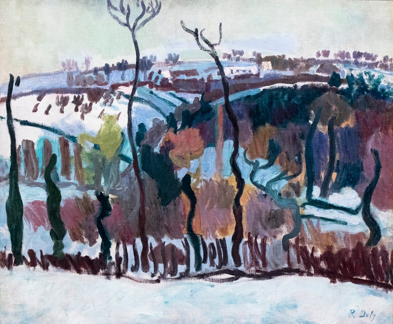 Falaise-i fák függönye alkotó: Raoul Dufy