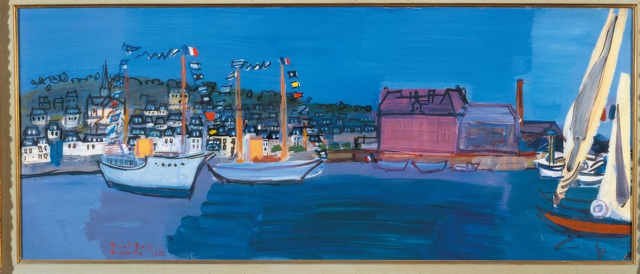 Július 14. Deauville-ben alkotó: Raoul Dufy