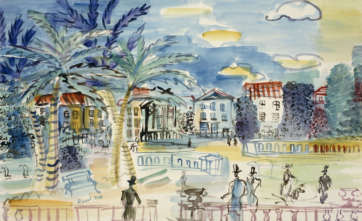 Elegants in the Park alkotó: Raoul Dufy