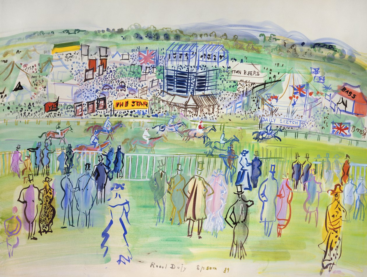 Epsom, A lóversenypálya alkotó: Raoul Dufy