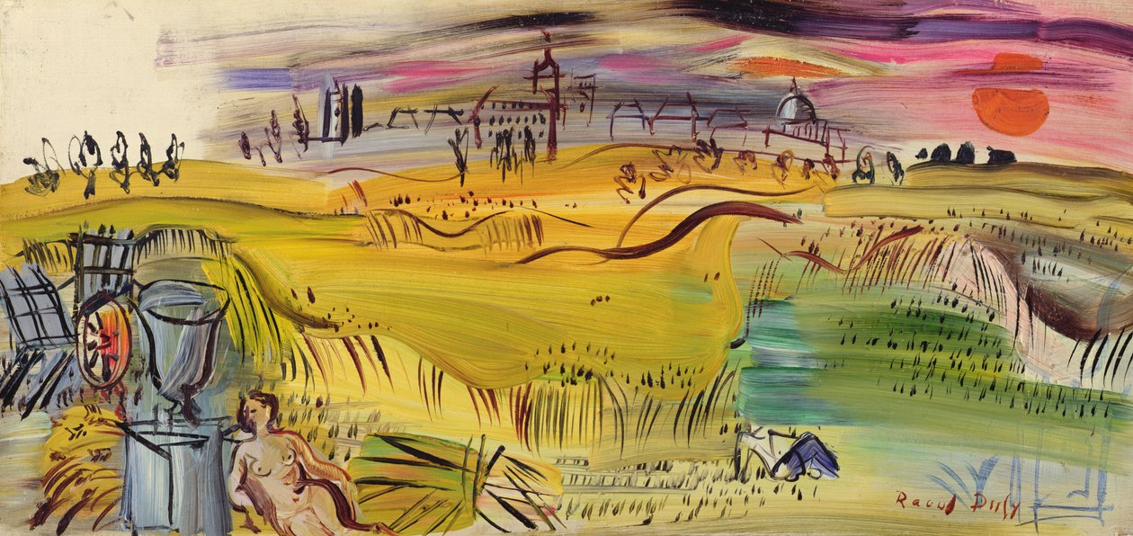 Szüret Langres-ben alkotó: Raoul Dufy