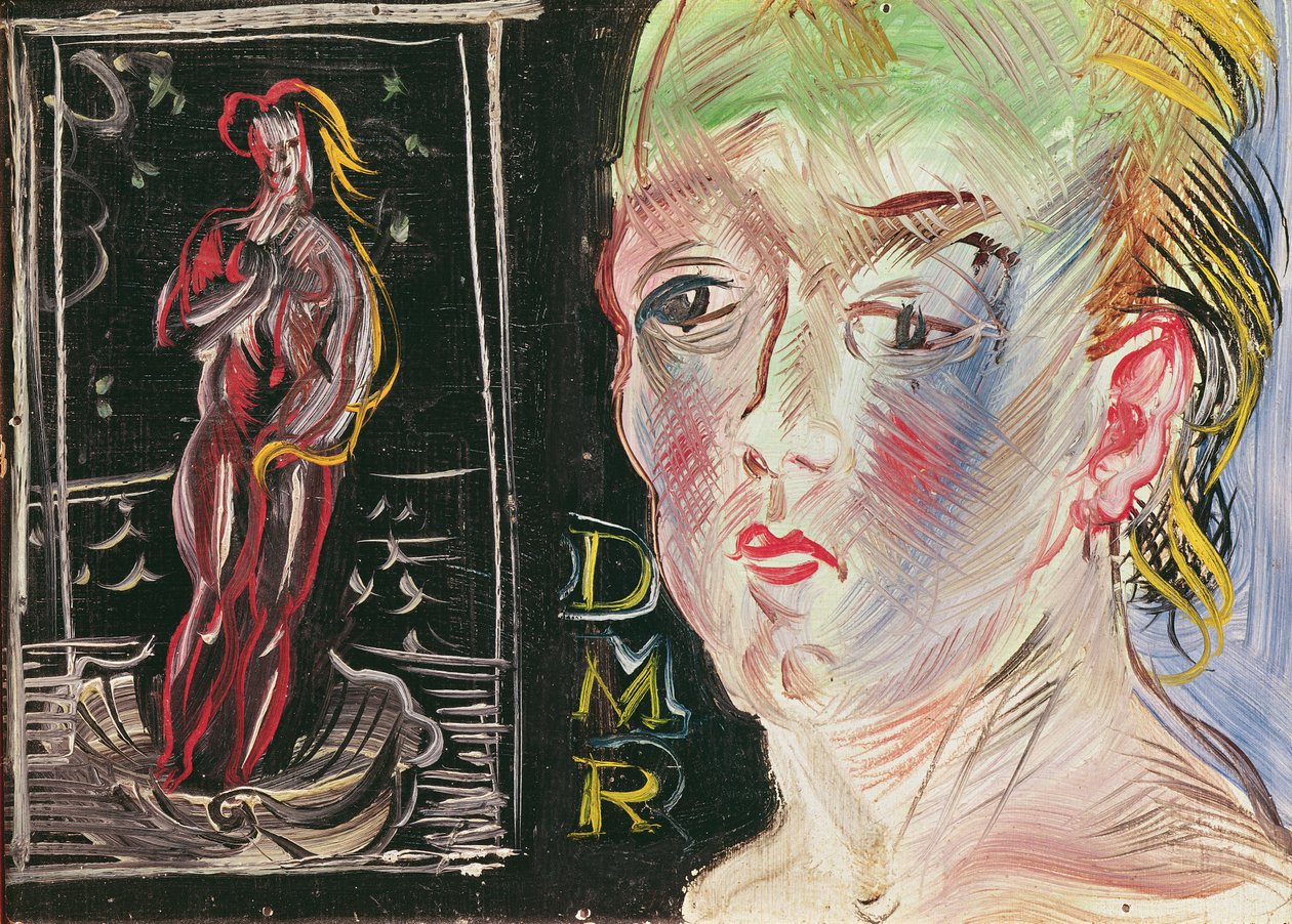 Női fej és Amphitrité (olaj, vászon) alkotó: Raoul Dufy