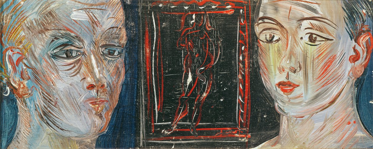Két nő feje (olaj, vászon) alkotó: Raoul Dufy