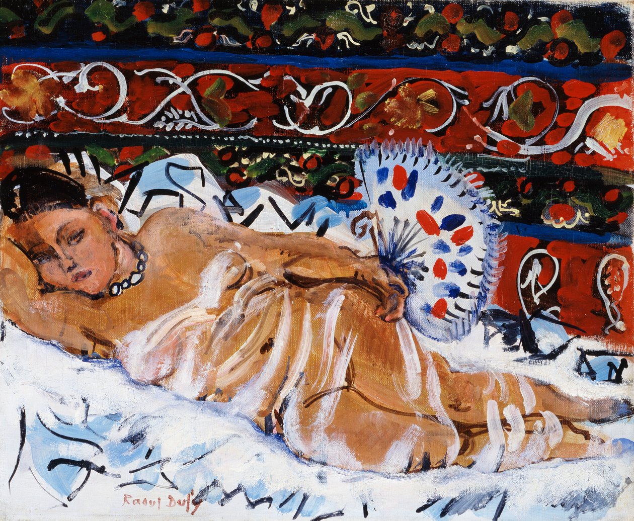 Hindu egy ventilátorral alkotó: Raoul Dufy