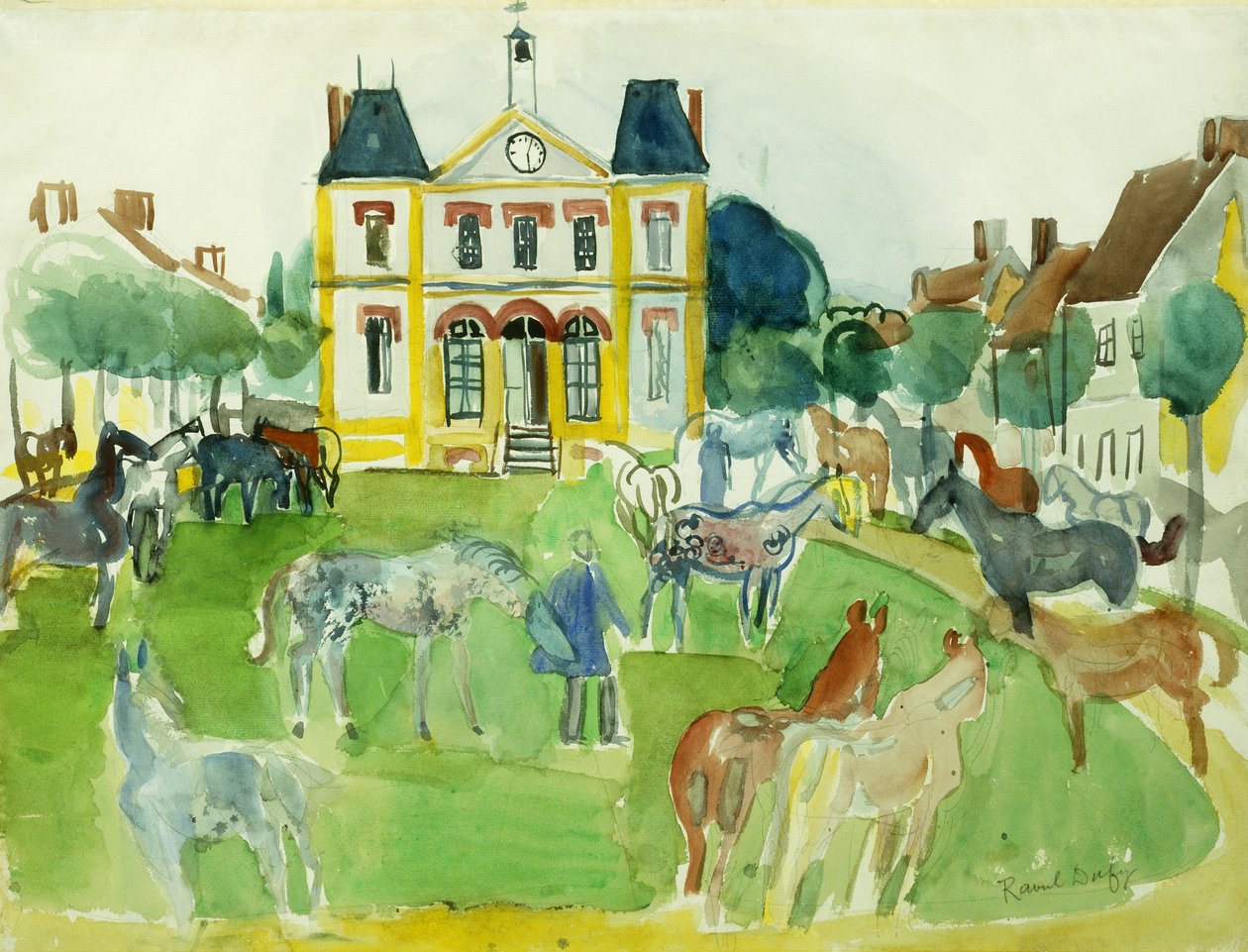 Lovak; Chevaux alkotó: Raoul Dufy
