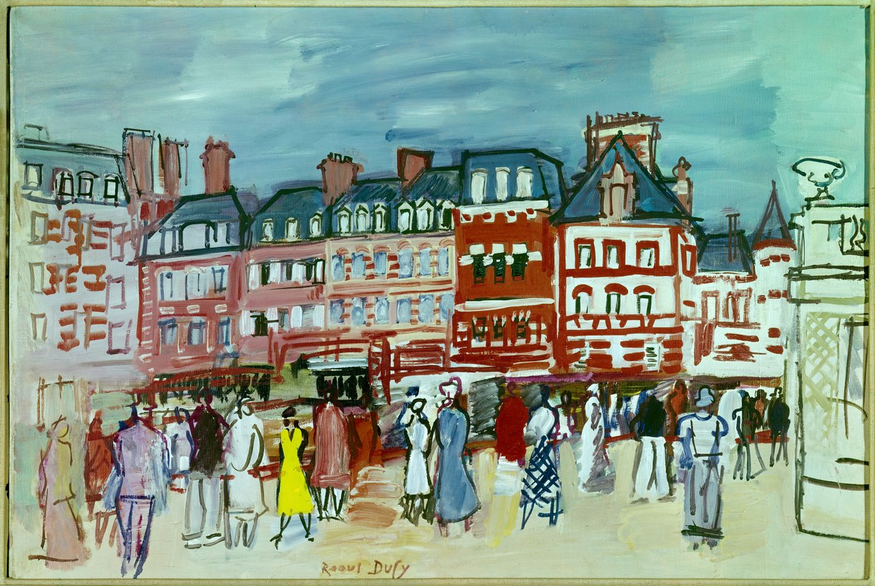 Házak Trouville alkotó: Raoul Dufy