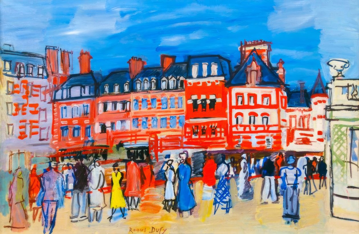 Házak Trouville alkotó: Raoul Dufy