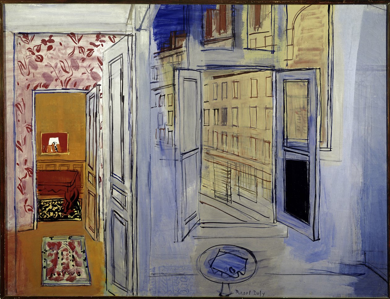 Impasse Guelma műhely (olaj, vászon) alkotó: Raoul Dufy