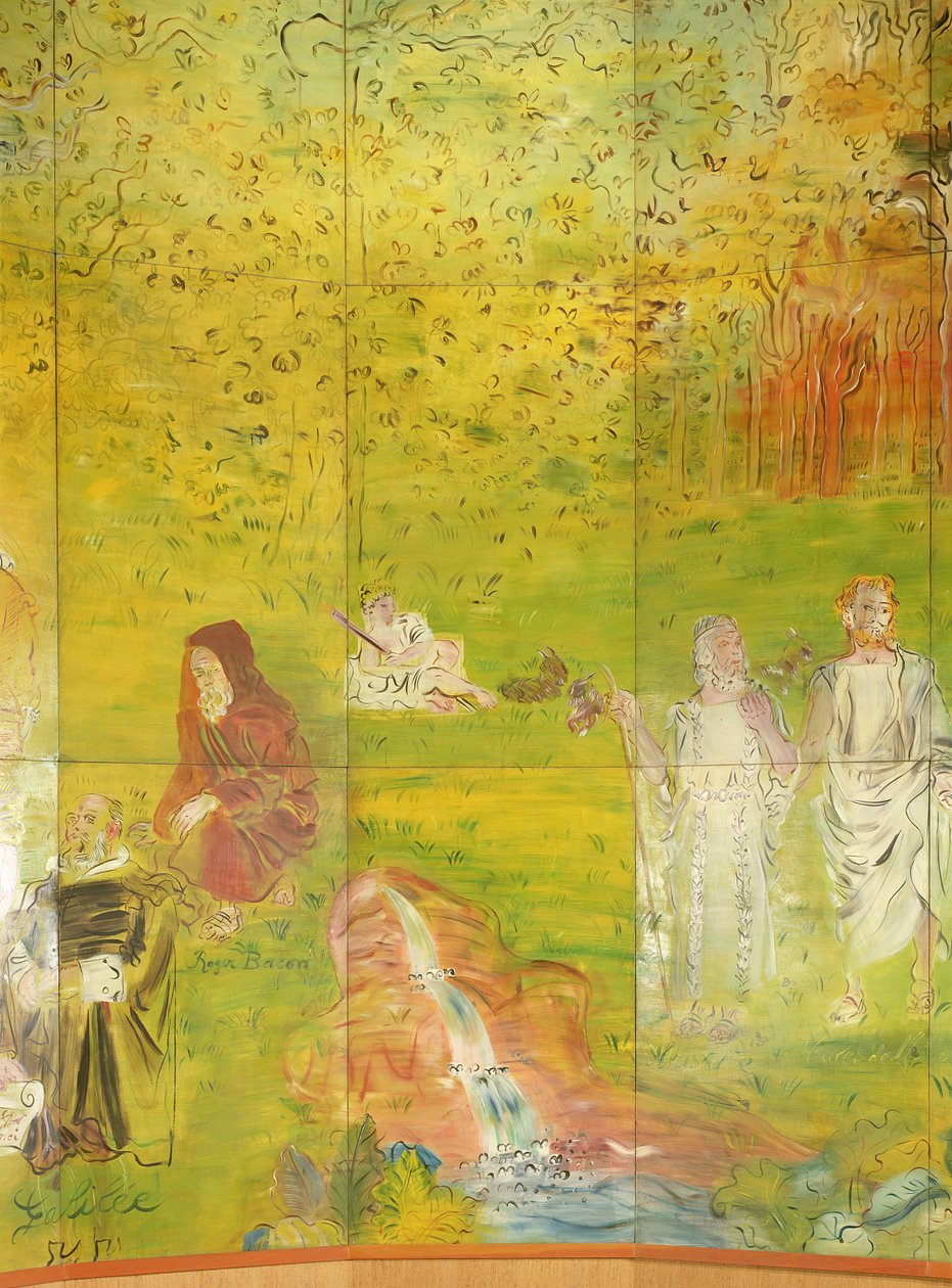 La Fee Electricite, a jobb oldali részlete alkotó: Raoul Dufy