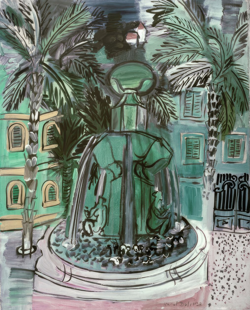 La Fontaine Hyères-ben alkotó: Raoul Dufy