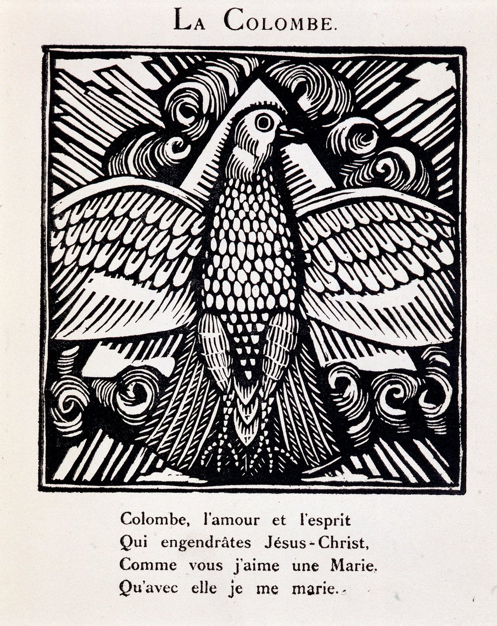 A galamb - in "Le Bestiaire ou cortège d