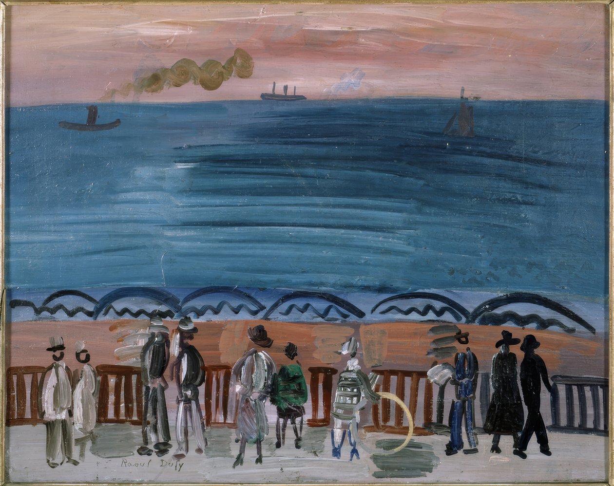 "A Sainte-Adresse-i strand alkotó: Raoul Dufy