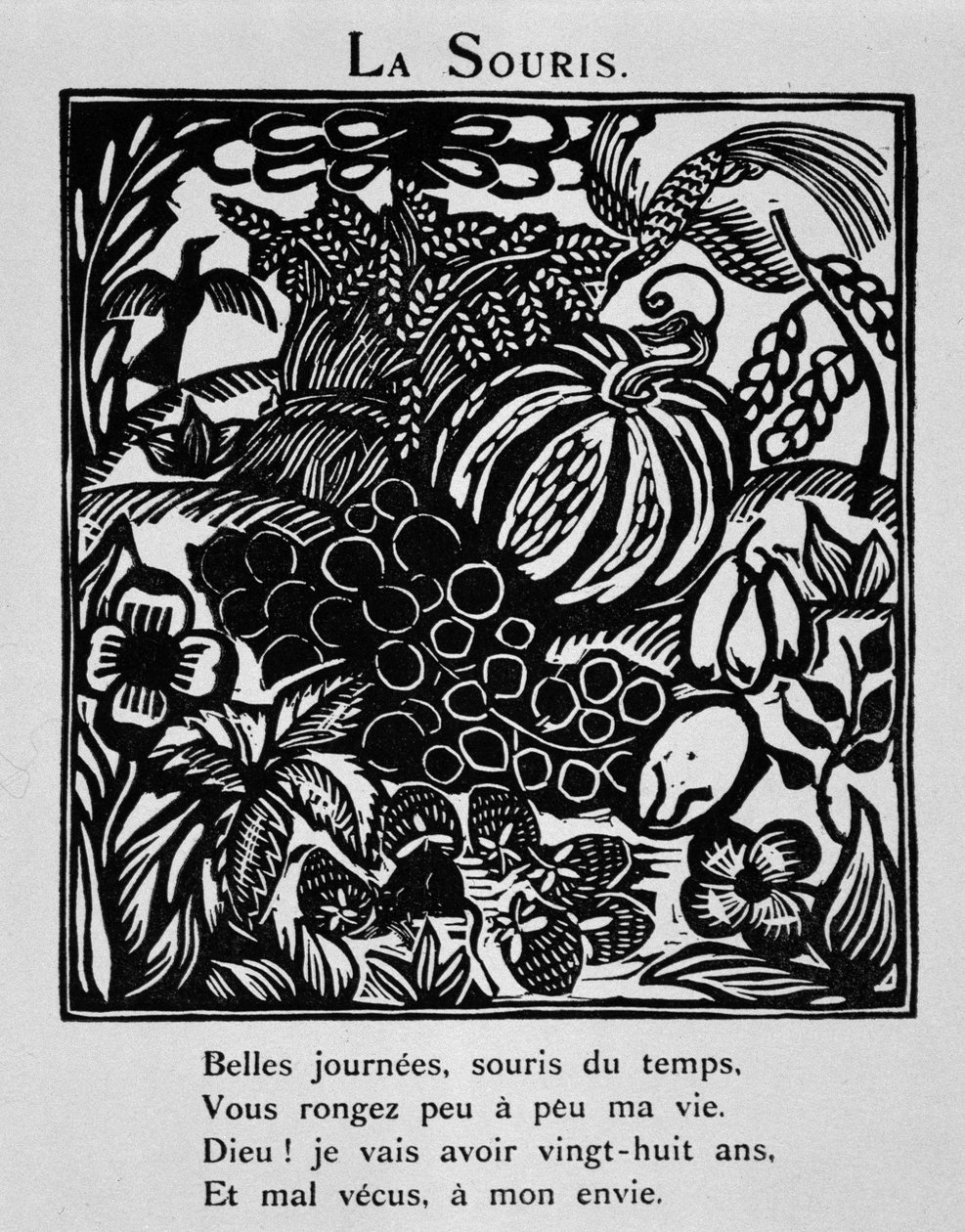 Az egér - in "Le Bestiaire ou cortège d