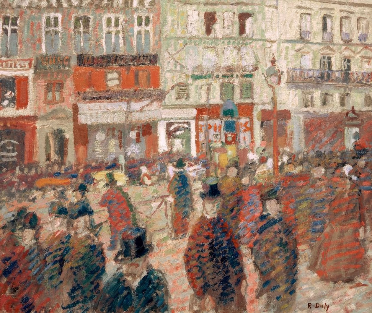 Boulevard Saint-Martin alkotó: Raoul Dufy