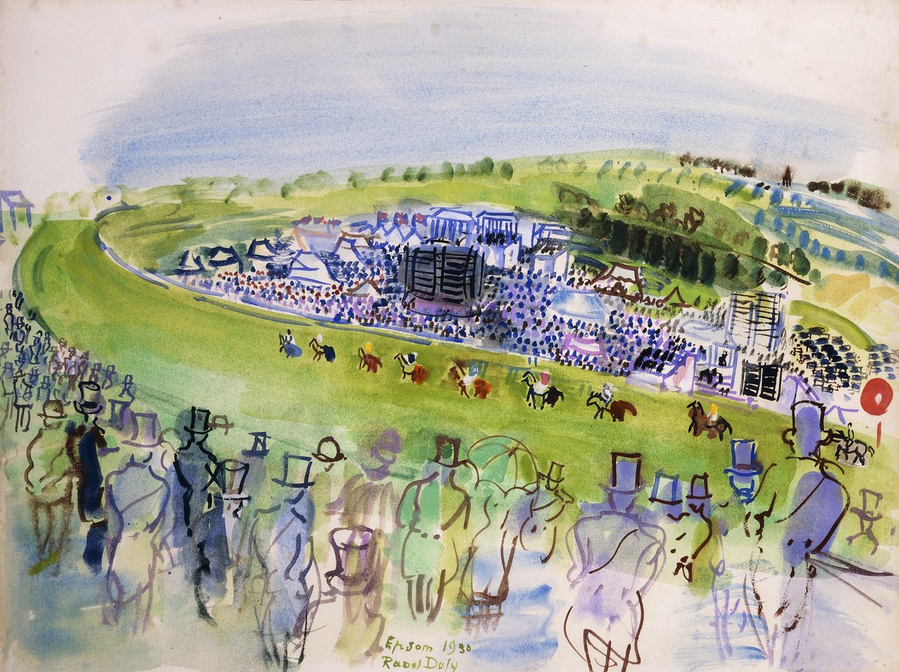 Le Jour du Derby (Epsom, Royal Enclosure) alkotó: Raoul Dufy
