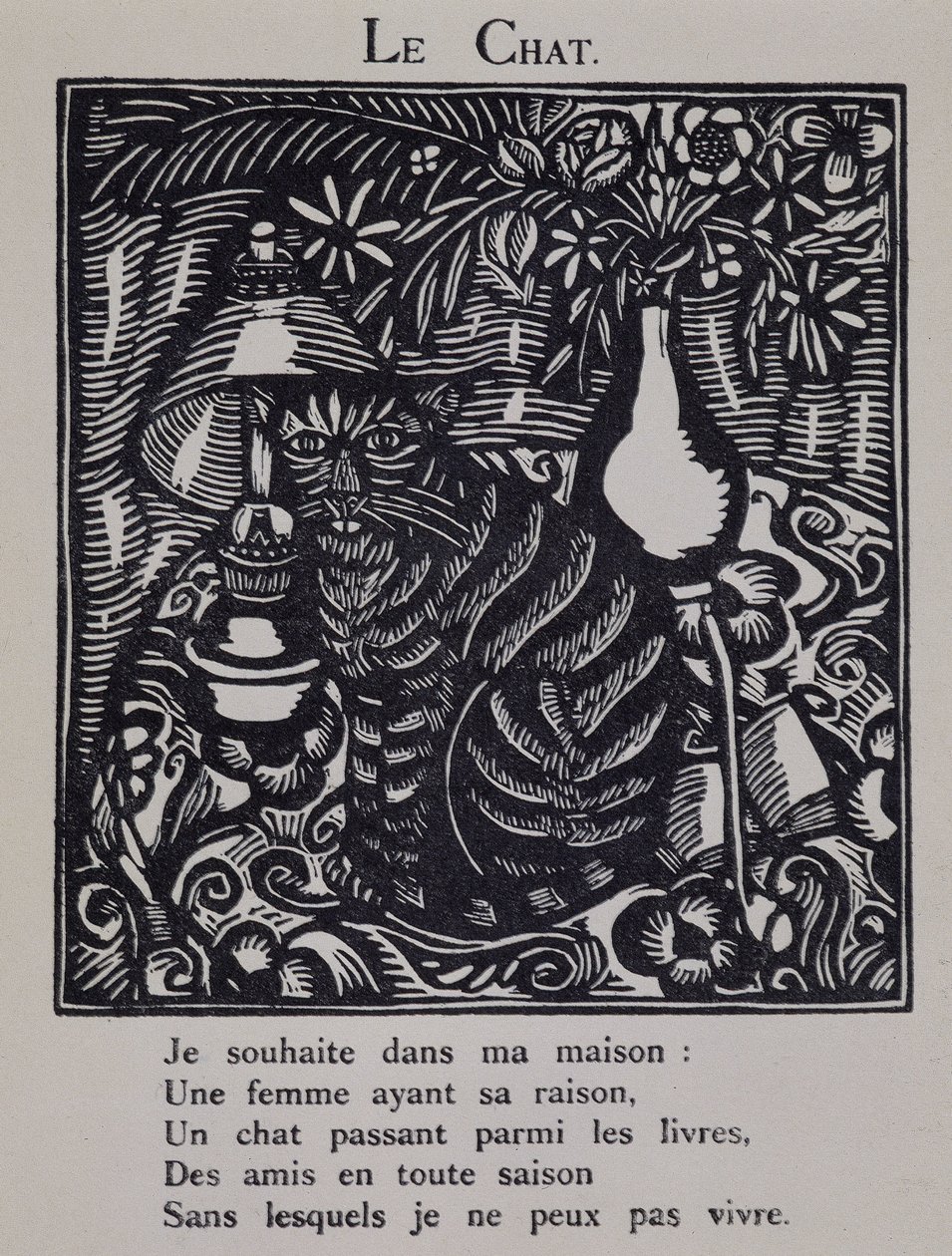 A macska - a "Le Bestiaire ou cortege d