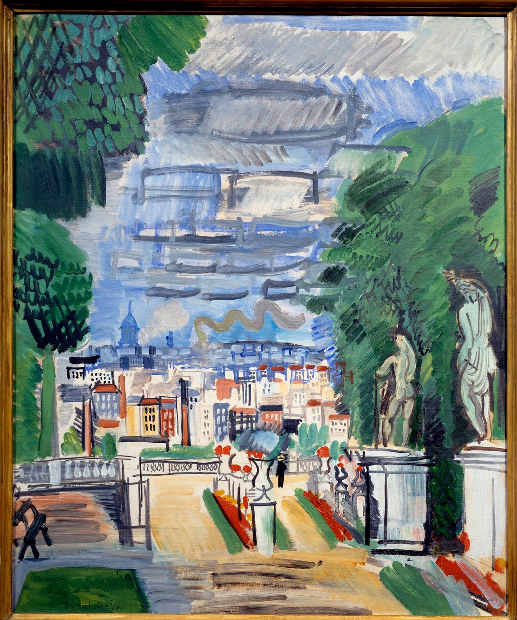 Le parc de Saint Cloud, 20. század (olaj, vászon) alkotó: Raoul Dufy