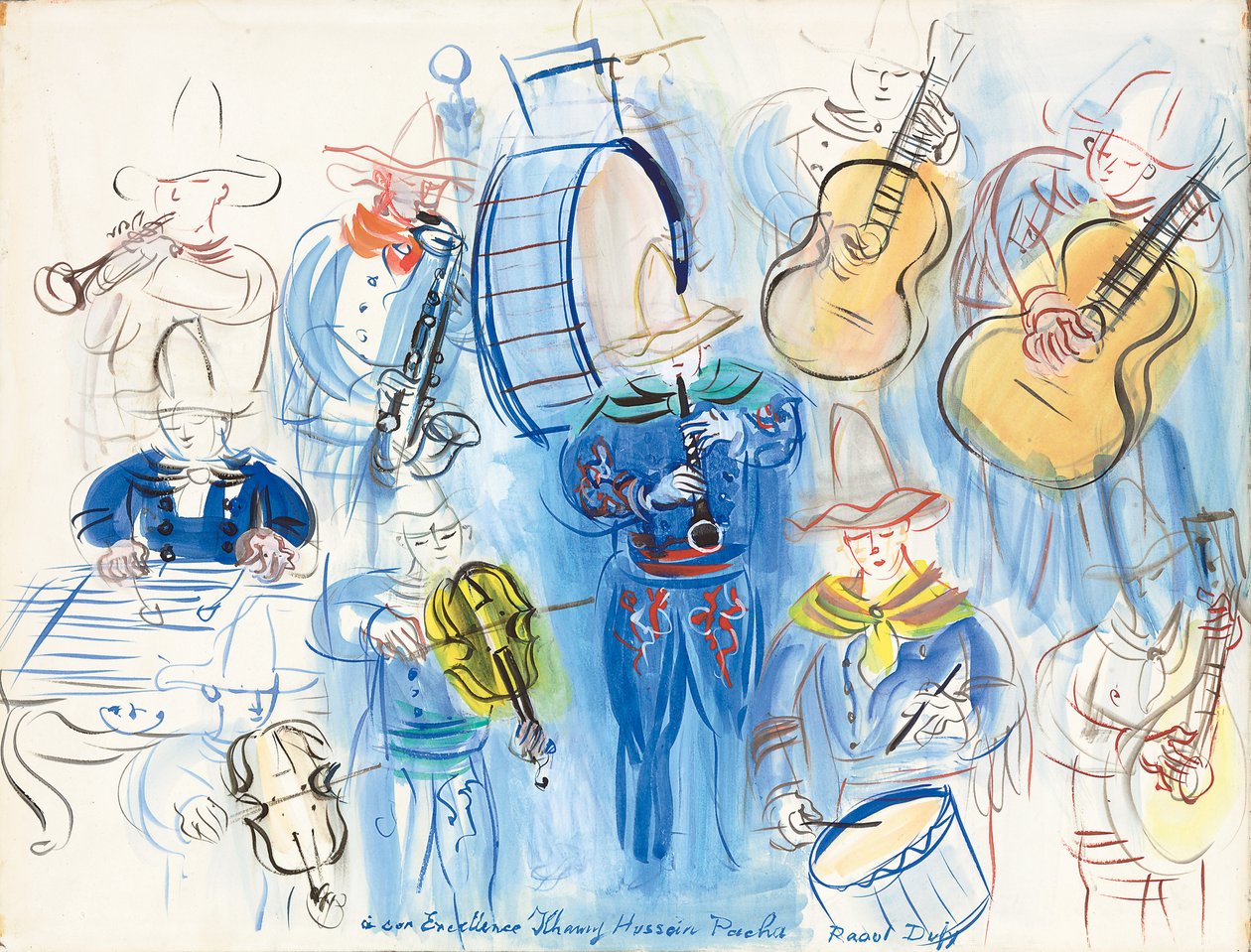 Mexikói koncert; Le concert mexicain alkotó: Raoul Dufy