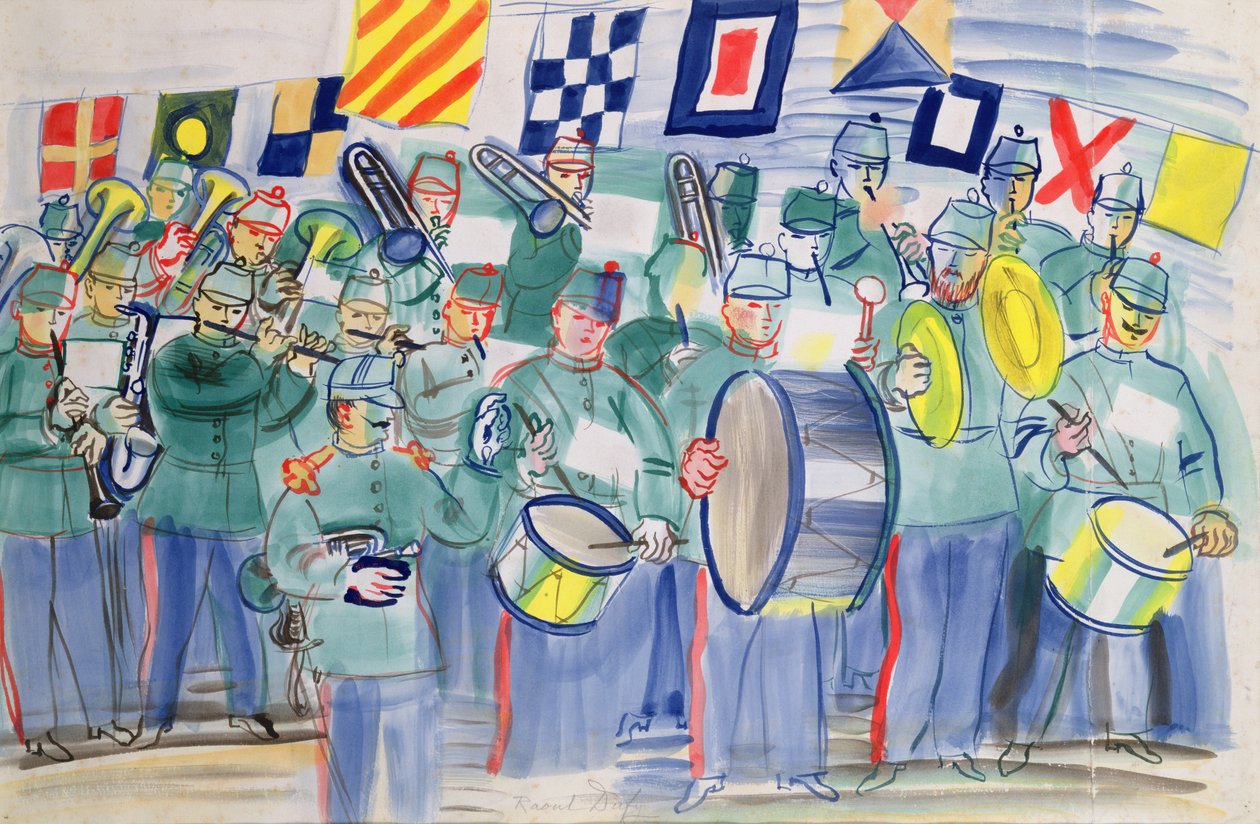 Zene a Le Havre-i Vámházban alkotó: Raoul Dufy