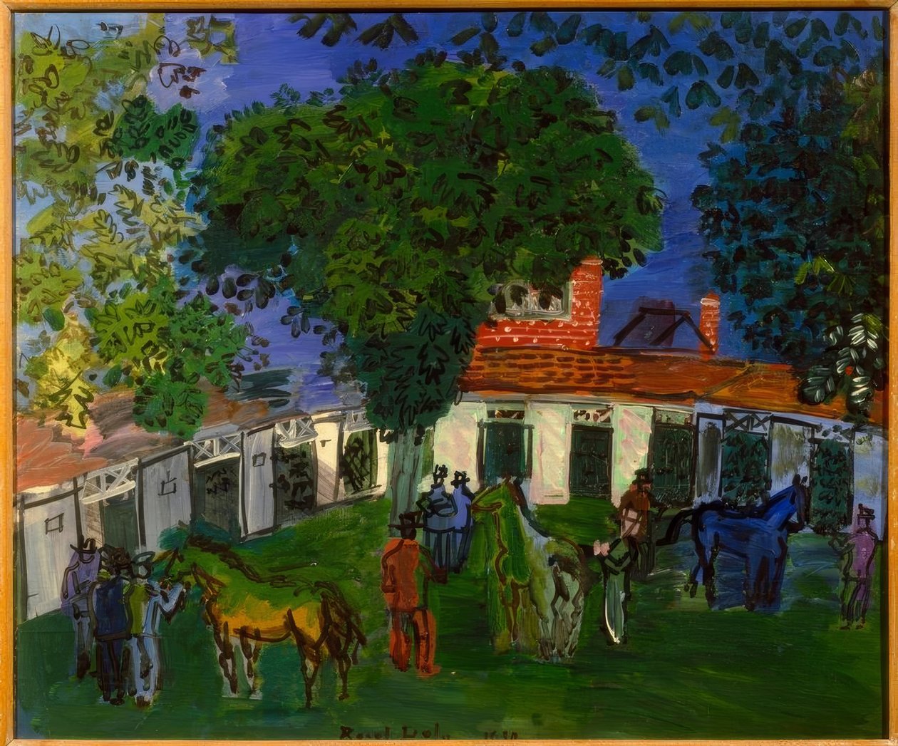 Paddock alkotó: Raoul Dufy