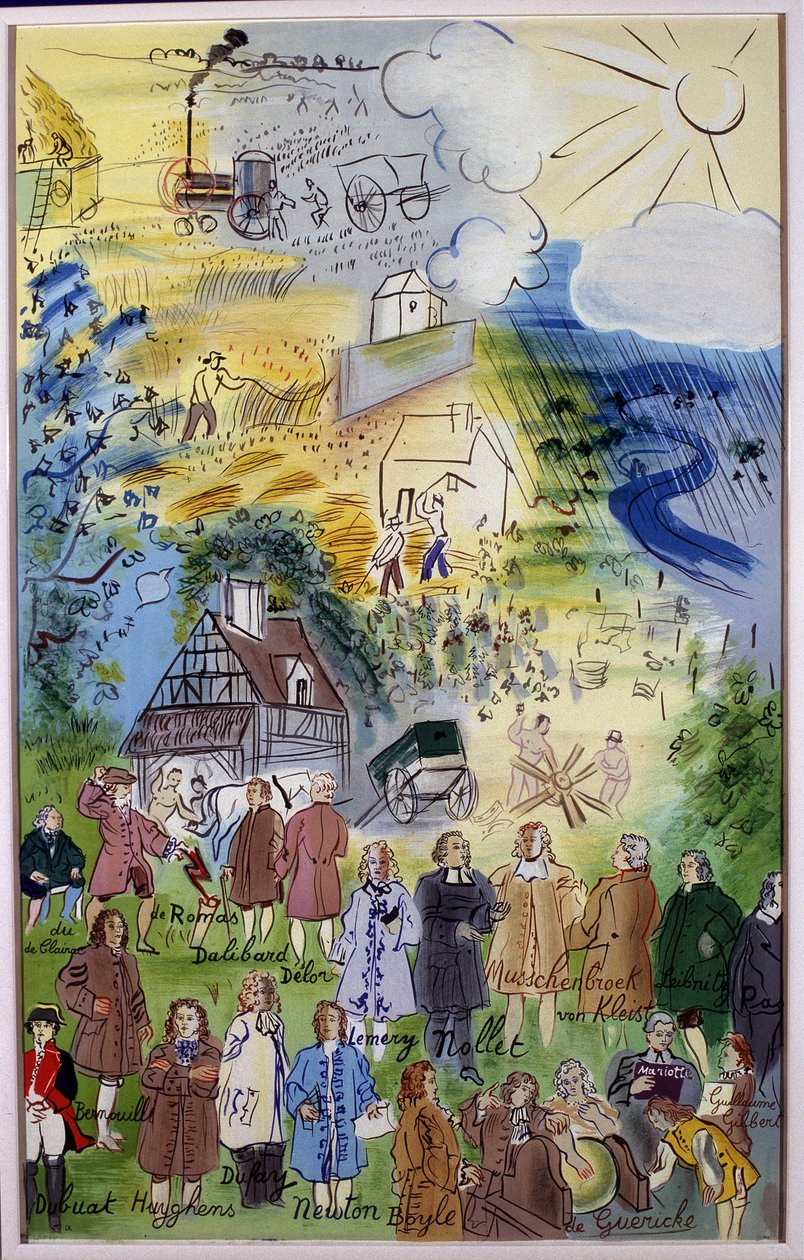 Raoul Dufy (1877 - 1953) "La Fee Electricite" című festménye alkotó: Raoul Dufy