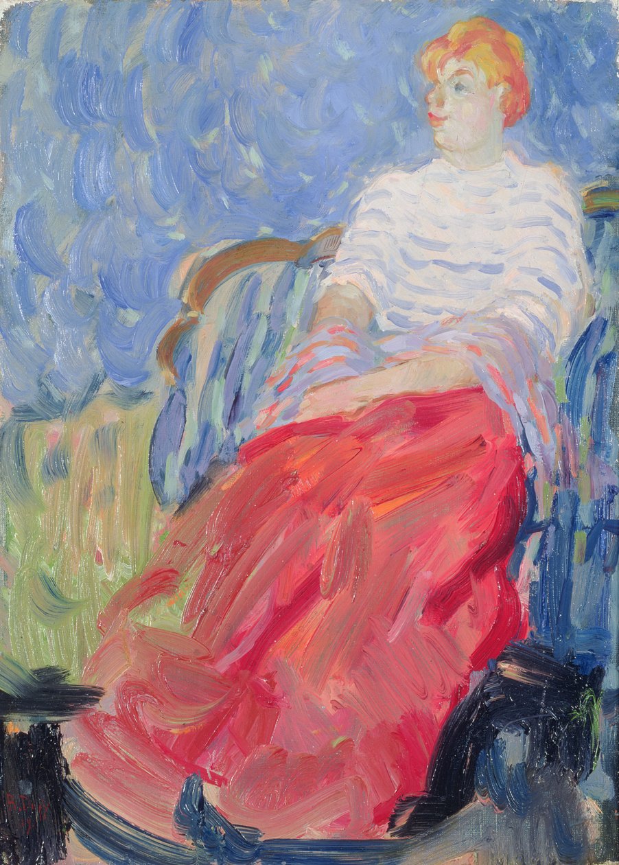 A művész nővérének portréja, Suzanne Dufy alkotó: Raoul Dufy